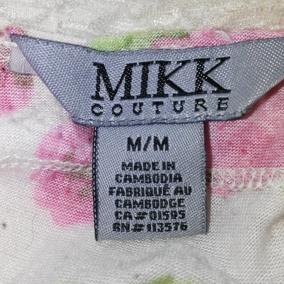 MIKKI Couture Floral Lace Tank Top - Picture 3 of 3